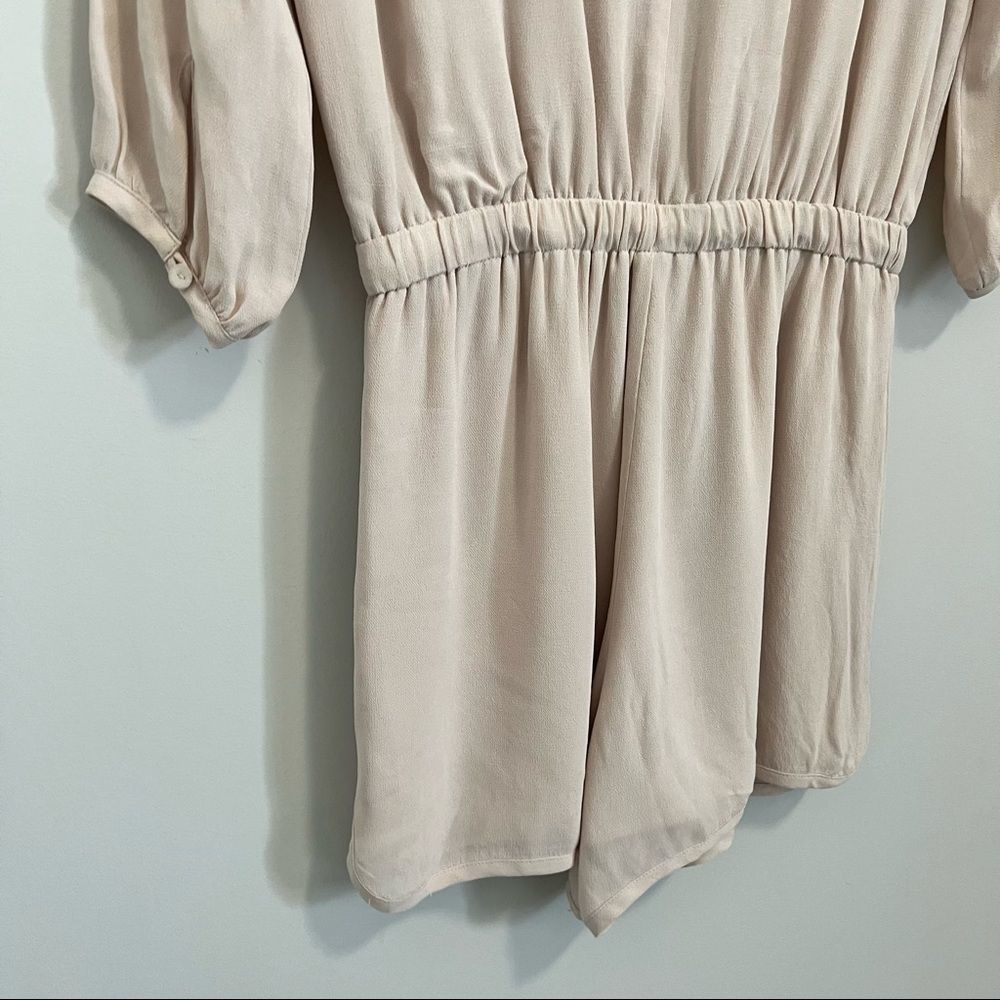 Aritzia Babaton Keagan Romper  Cream - Picture 10 of 15